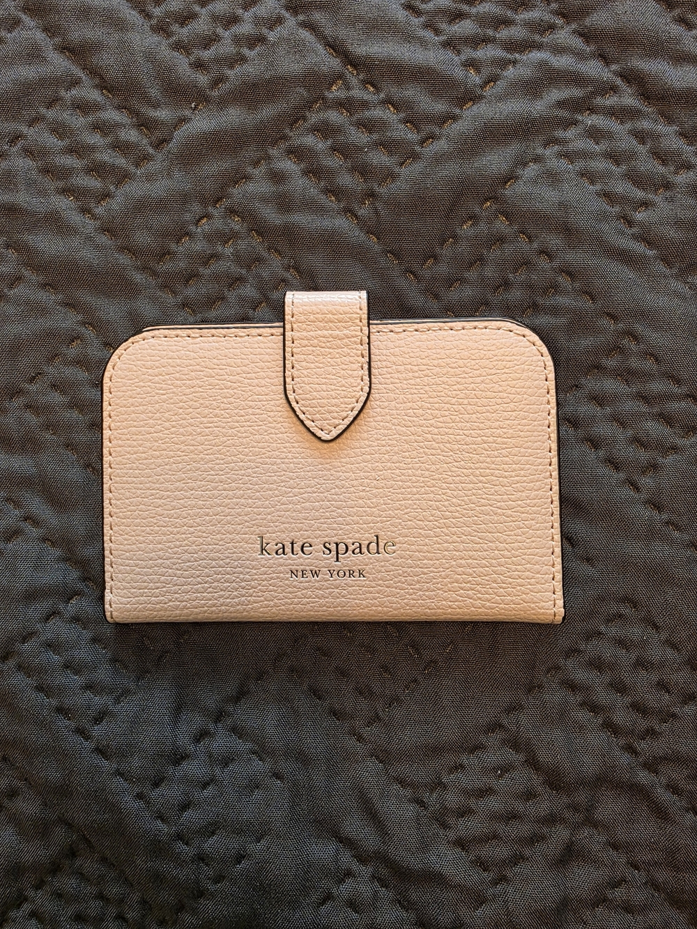 kate spade New York Blush Leather Card Wallet